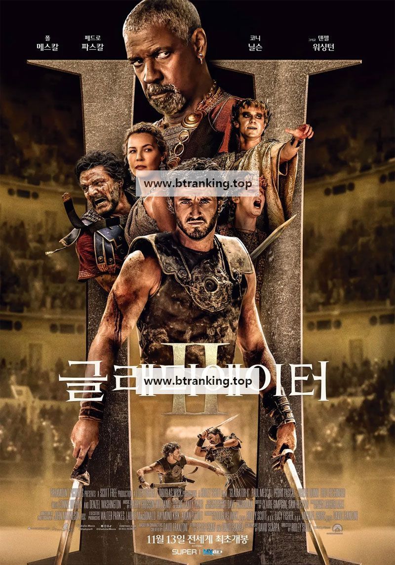 글래디에이터 II.Gladiator II (2024) [2160p] [WEBRip] [x265] [10bit] [5.1] [YTS.MX]